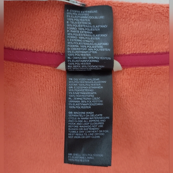 The North Face Agave Jacket in Melon Red Heather Sz L - Picture 9 of 14